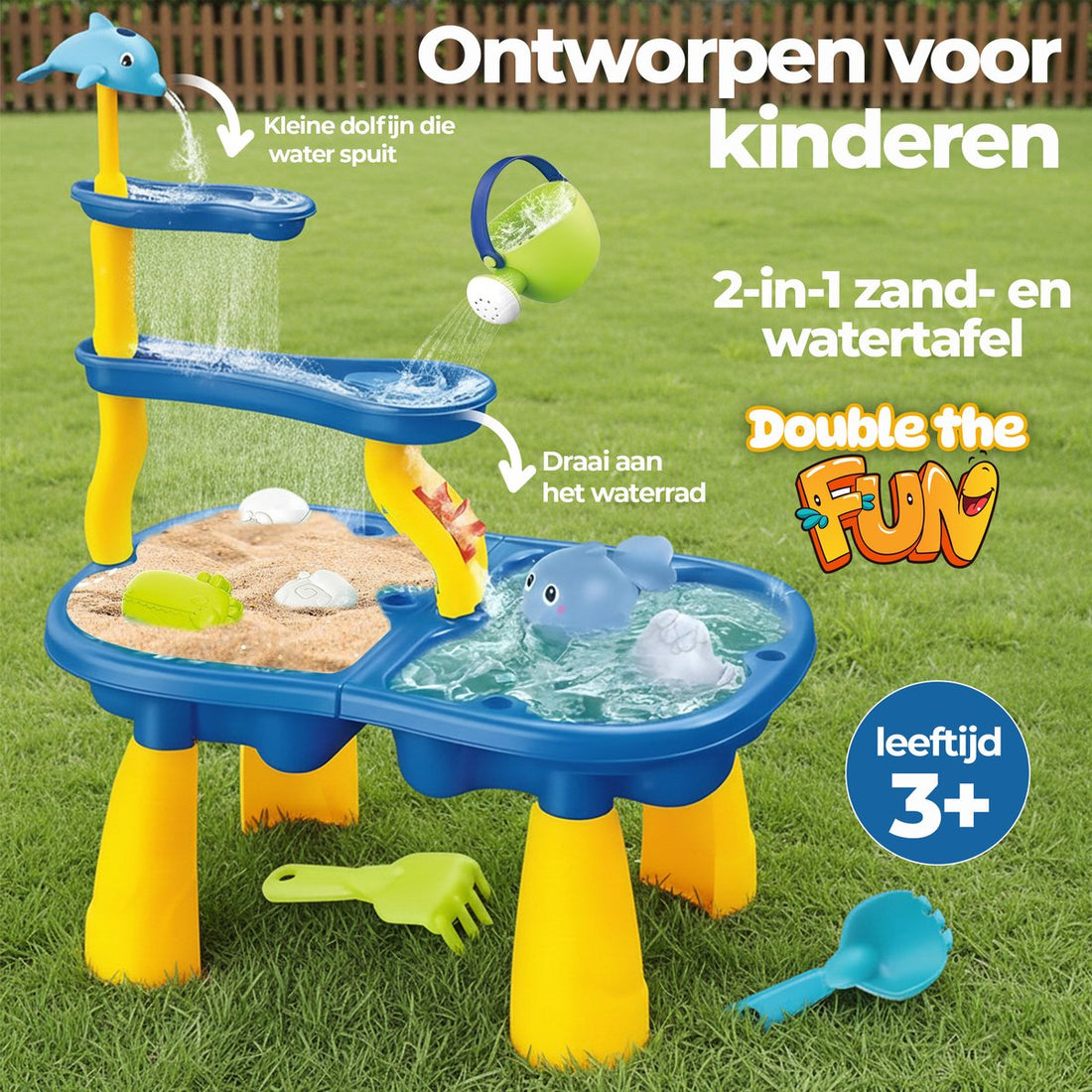 2in1 Kids Sand & Water Table Fun Set - Main View