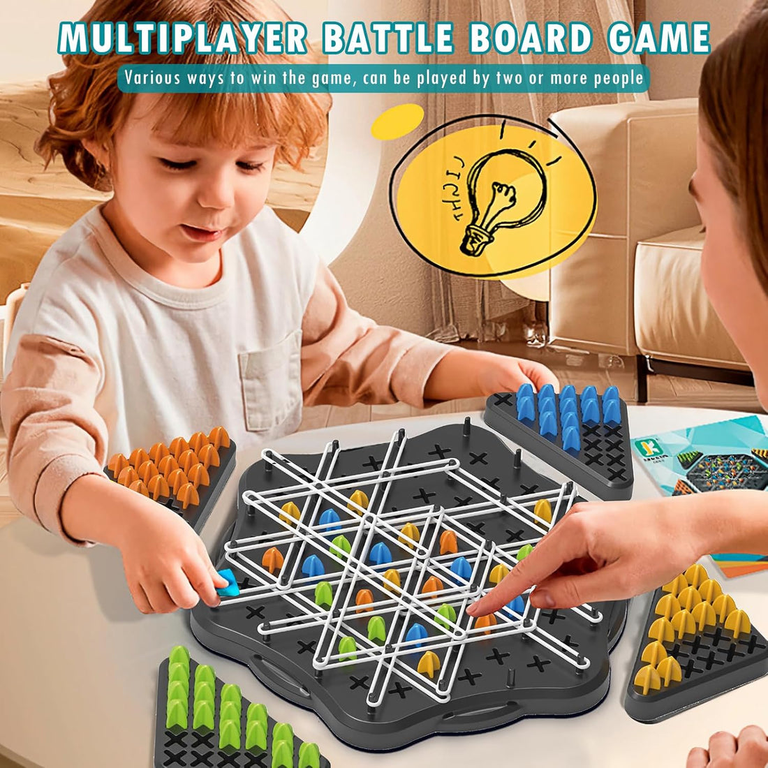 Chain Triangle Chess Strategy Game – 2 to 4 Players