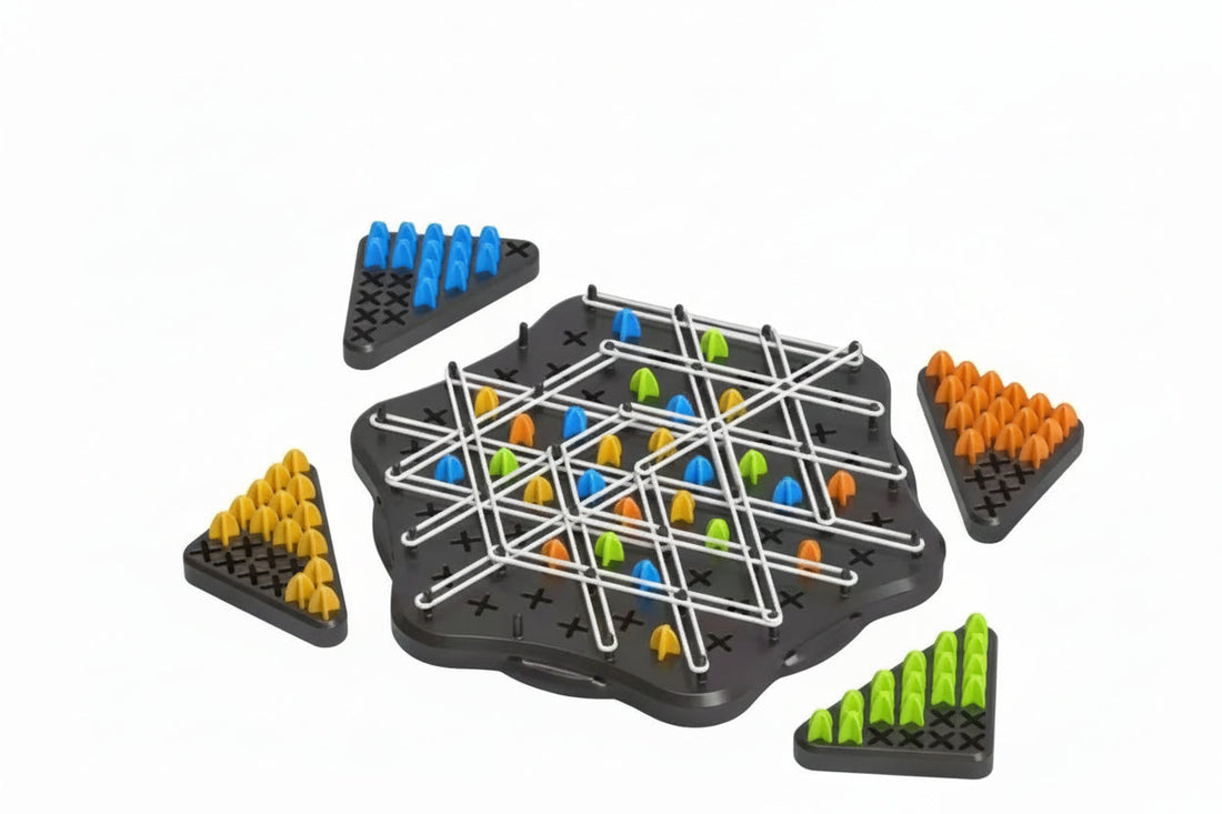 Chain Triangle Chess Strategy Game – 2 to 4 Players