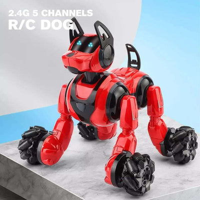360 Rotate Hand Gesture and Remote Control Dog