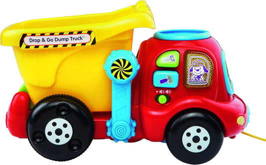 VTech Drop and Go Dump Truck in retail packaging